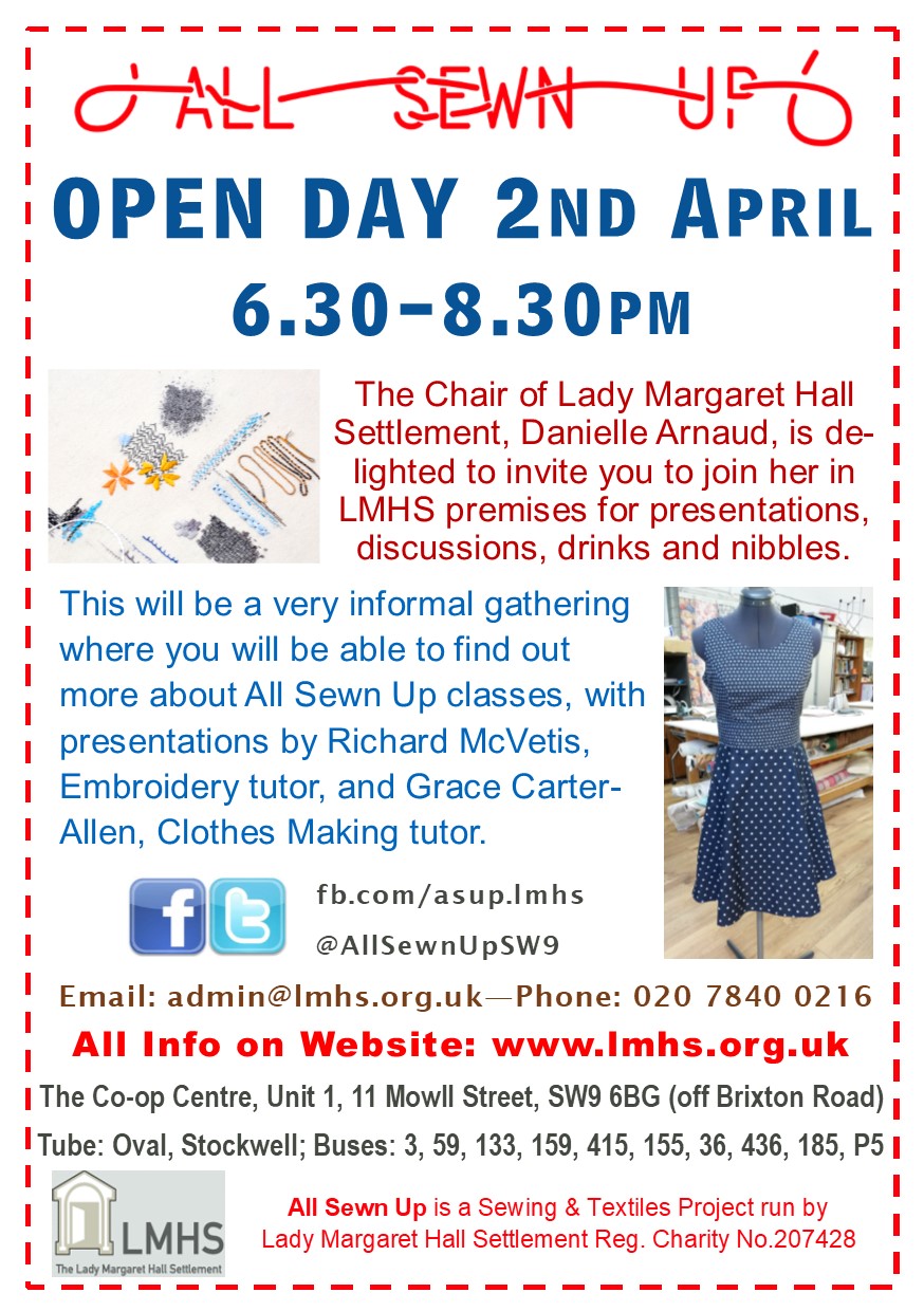 OPEN DAY! Tuesday 2 April 6.30-8.30pm